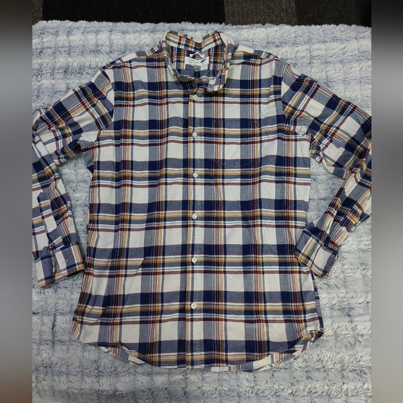 Old Navy Other - Old Navy Men's‎ Plaid Button-Down Shirt Large